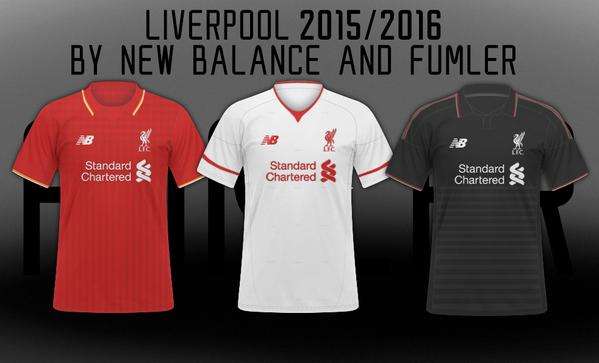 Liverpool Kits to be Re-Branded to New Balance Next Season