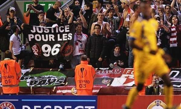 PICTURE: FC Sion Supporters Unveil Touching “Justice for the 96” Banner at Anfield