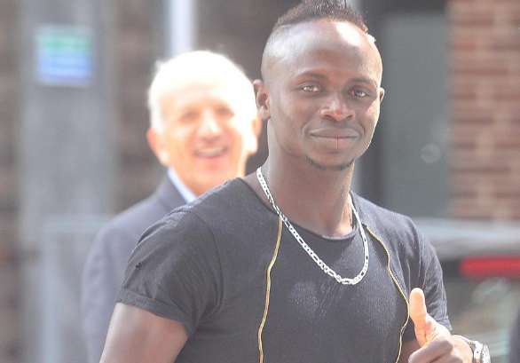 PHOTO: Sadio Mane Snapped Outside Merseyside Hospital After Successful Medical