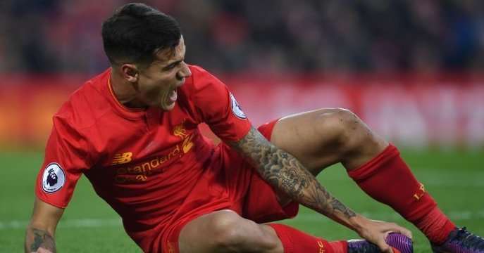 Philippe Coutinho Expected to Miss Six Weeks with Ankle Injury