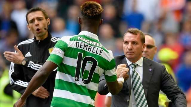 Rodgers Impressed by Liverpool, Doesn’t Expect Dembele to Stay at Celtic