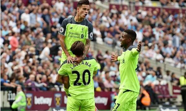 West Ham United (0) Liverpool (4): Reds One Win Away from Securing Top Four Finish
