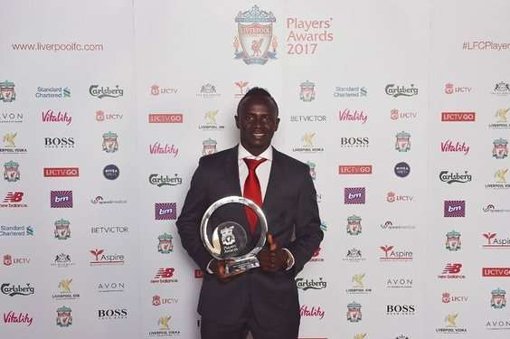 Liverpool New Boy Sadio Mane Wins Reds Player of the Year and Supporters Player of the Year Awards