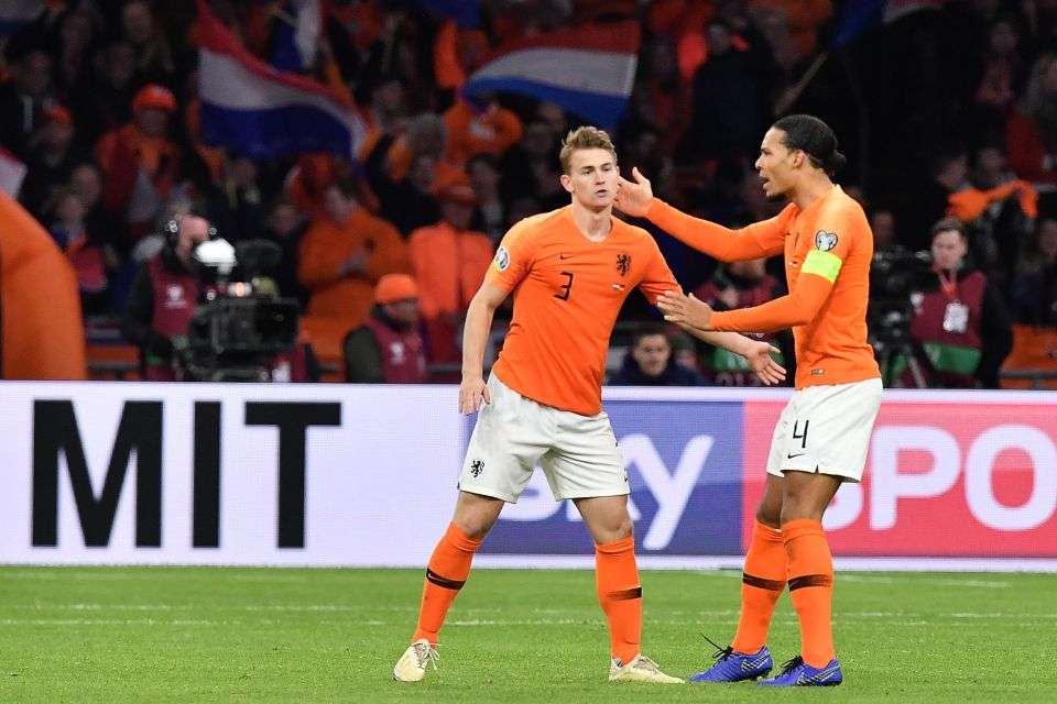 Van Dijk and De Ligt Netherlands