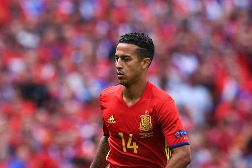 Thiago Alcantara Spain and Bayern midfielder