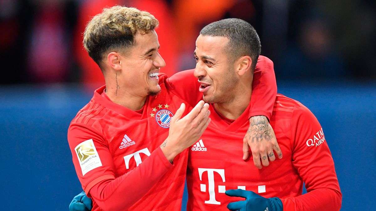 Thiago and Coutinho - Bayern Munich