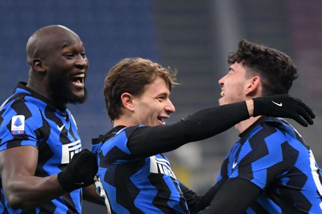 Bastoni Barella Lukaku Inter Milan