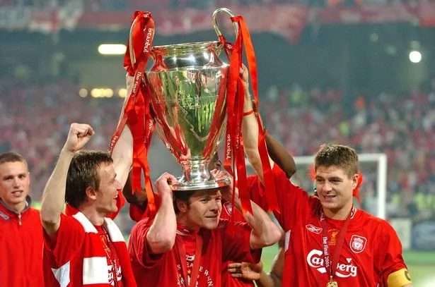 Xabi Alonso Liverpool Champions League