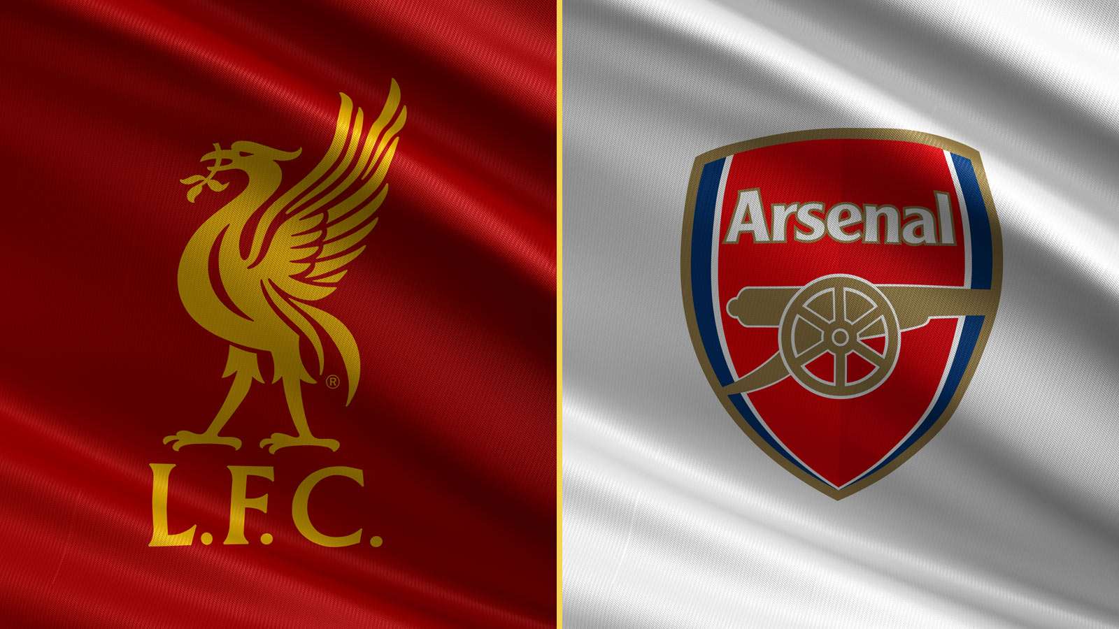Liverpool and Arsenal crests