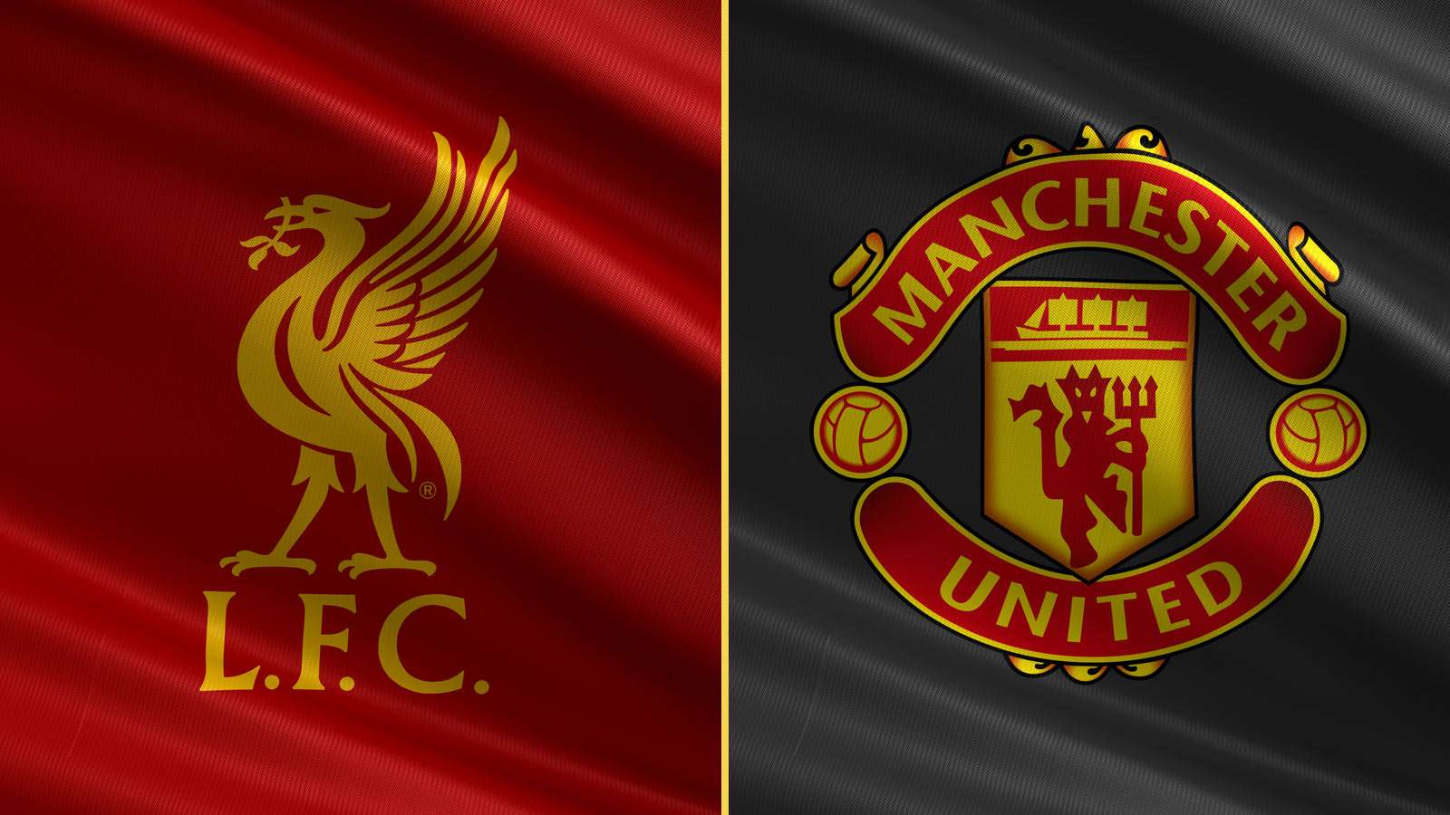 Liverpool and Manchester United crests