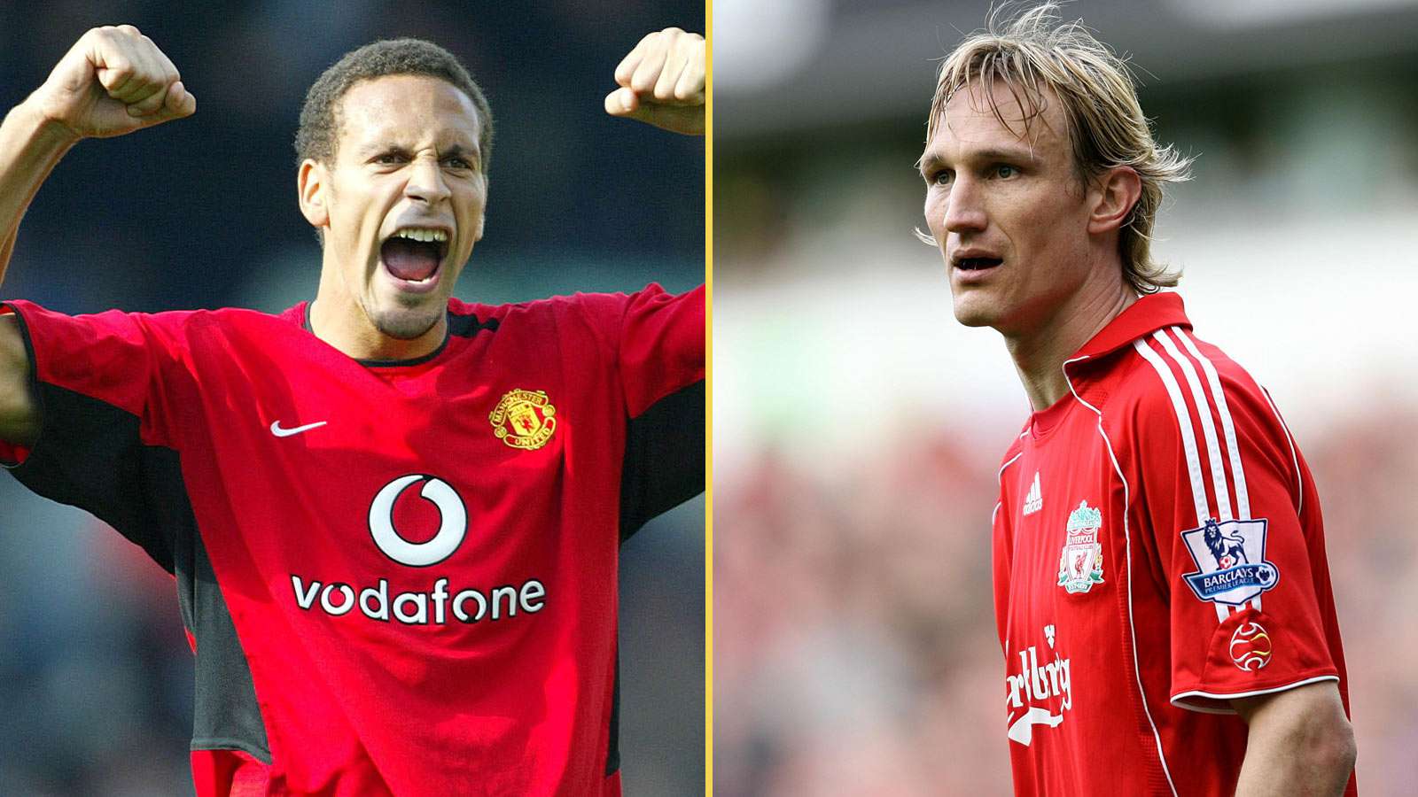 Rio Ferdinand and Sami Hyypiä