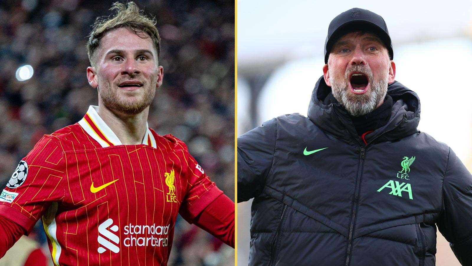 Alexis Mac Allister and Jurgen Klopp