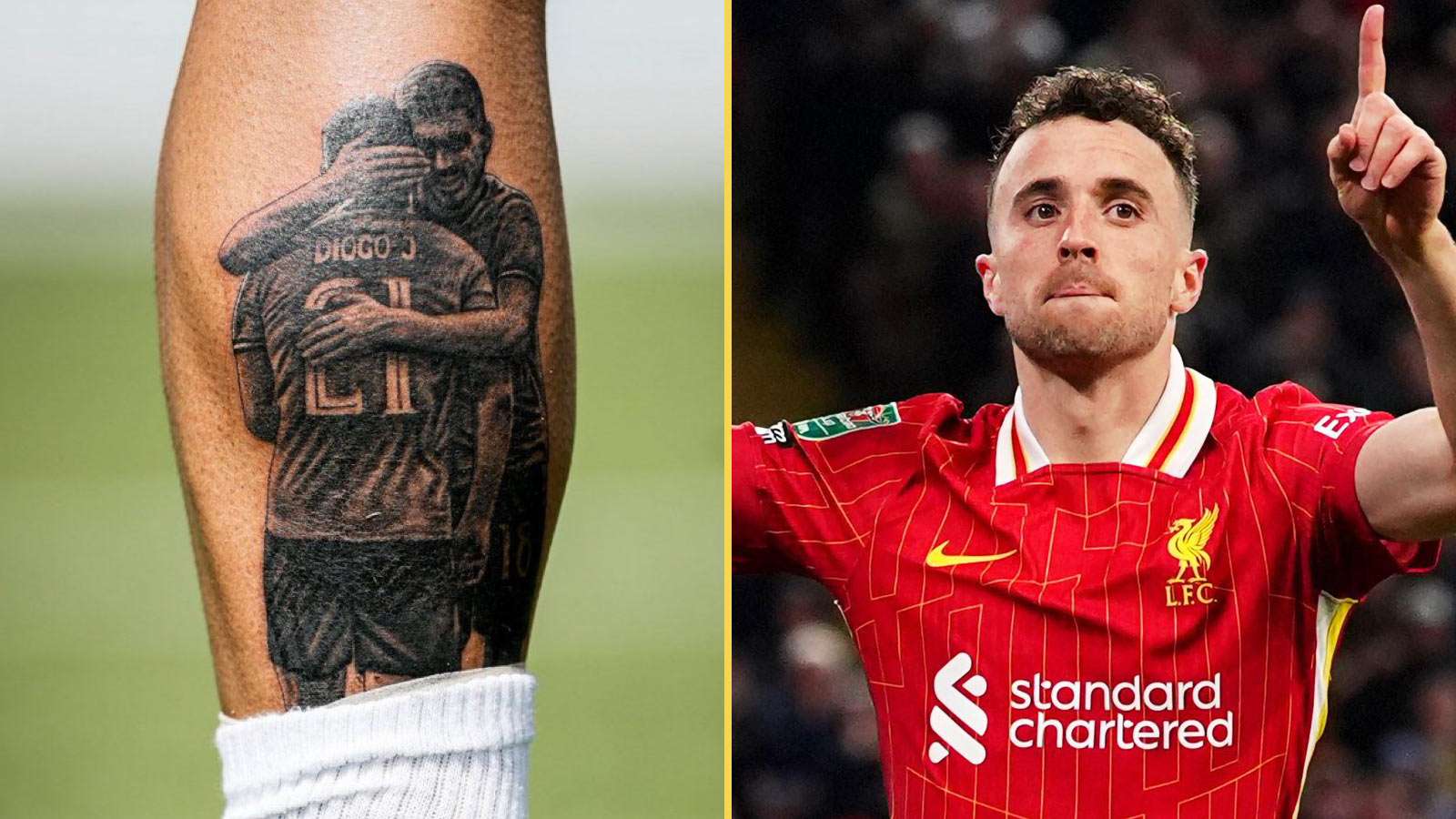 Diogo Jota tattoo tribue