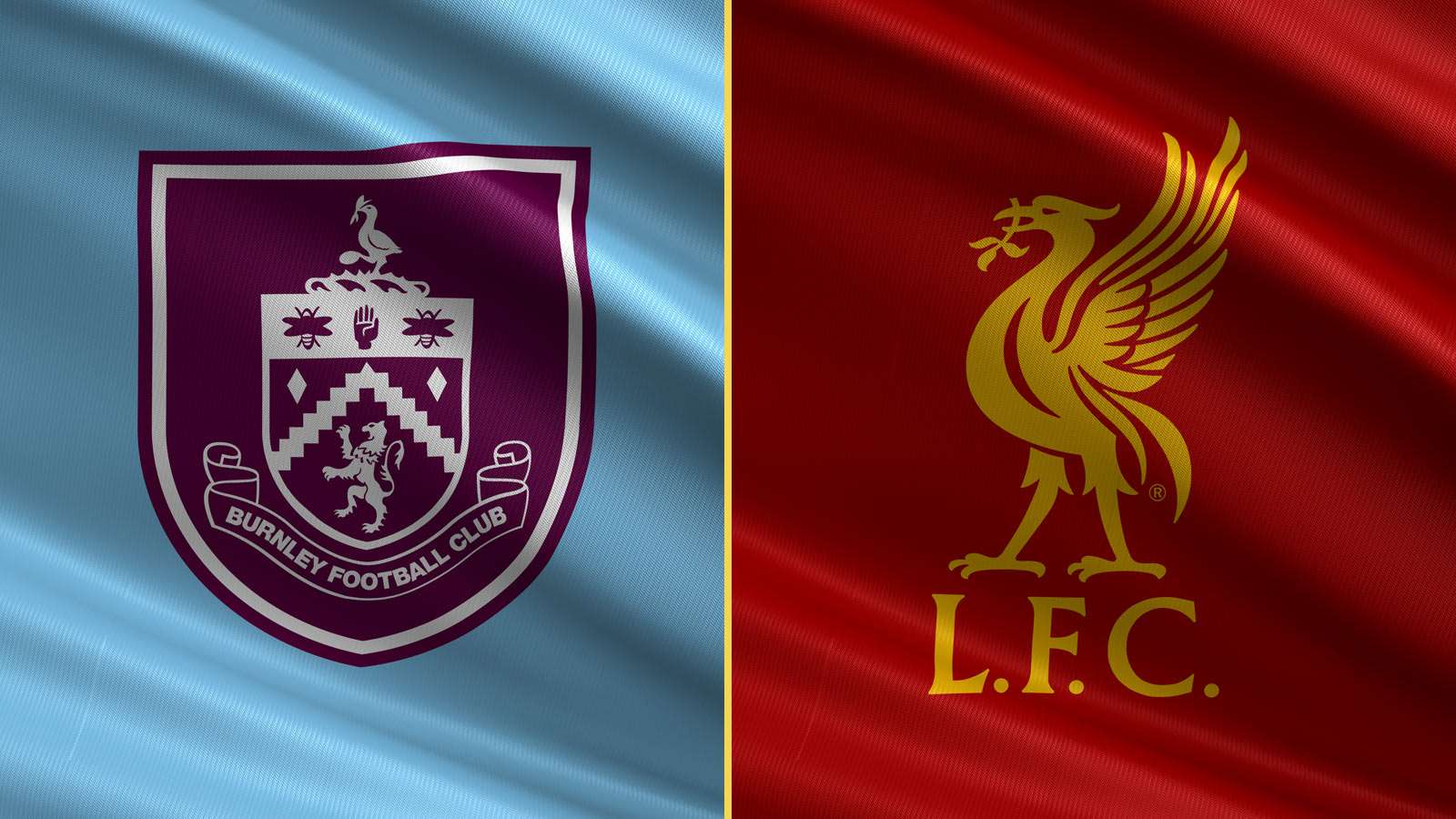 Burnley FC and Liverpool crests