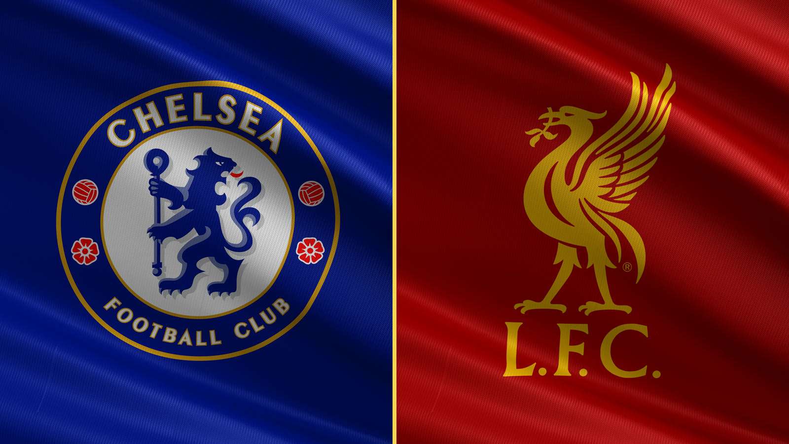 Chelsea FC and Liverpool FC crests
