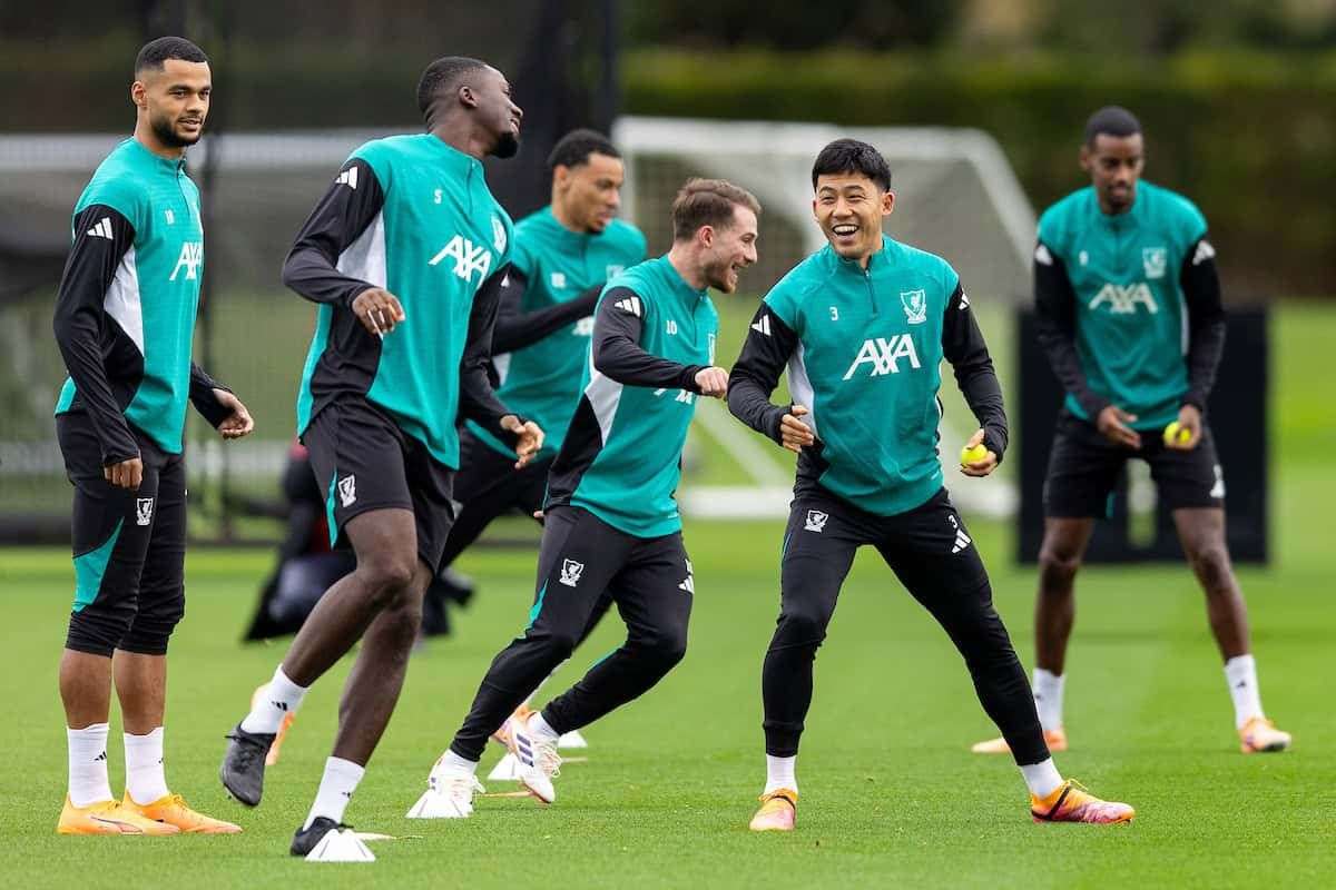 Liverpool injury blow confirmed from Tuesday training but gets double boost elsewhere ahead of Eintracht Frankfurt