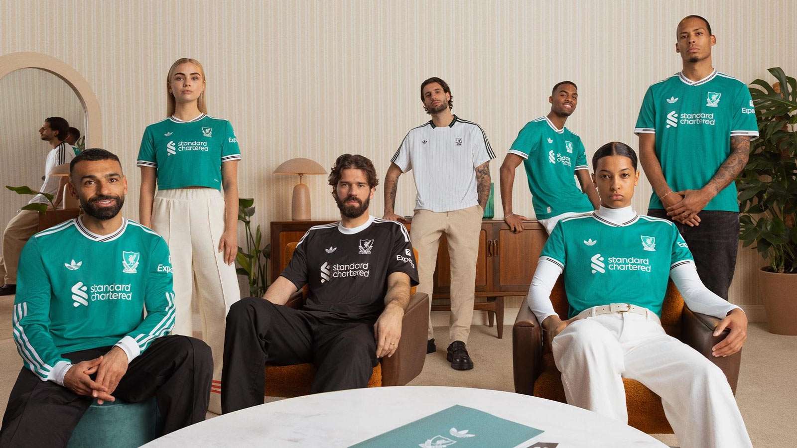 Liverpool FC third kit photoshoot