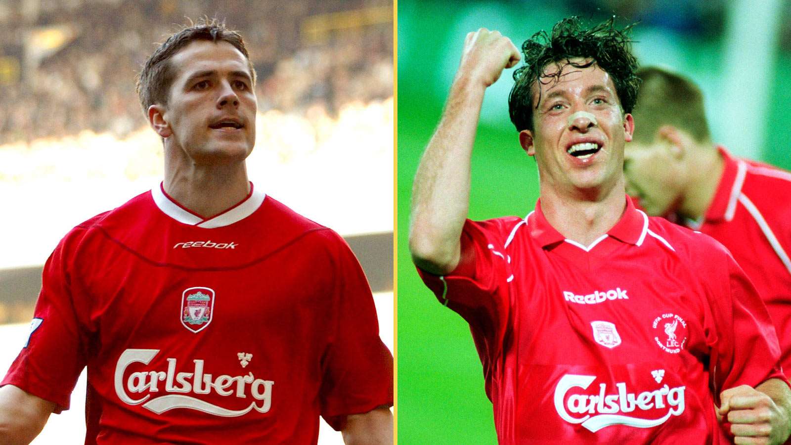 Michael Owen and Robbie Fowler
